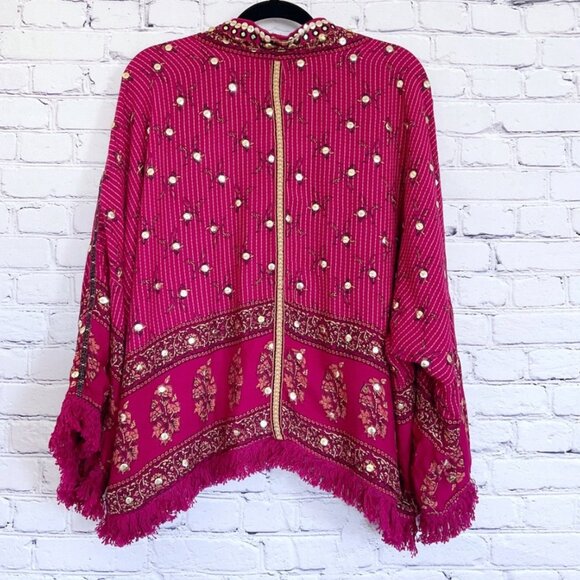 NWT Free People Rays Of Light Embellished Jacket Size Large - Picture 3 of 8